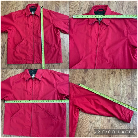 Normandy & Monroe Ventile cotton waterproof and wind proof red jacket size XL - Picture 13 of 13